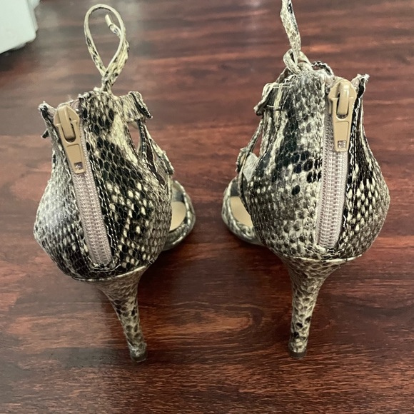 Animal Print Heeled Sandal - Picture 5 of 7